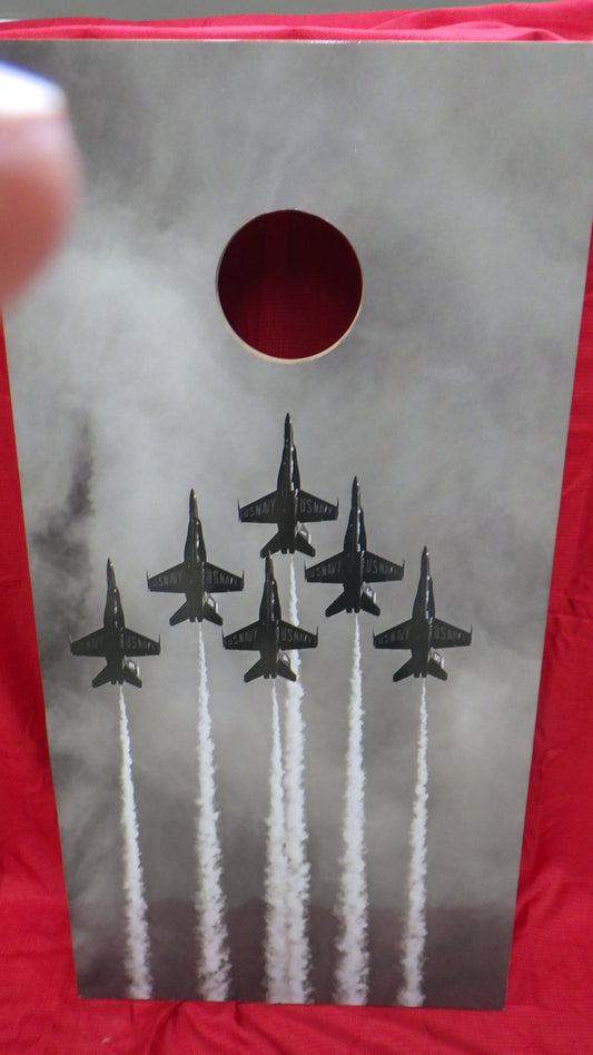 US Navy 6 Jet Cornhole Boards