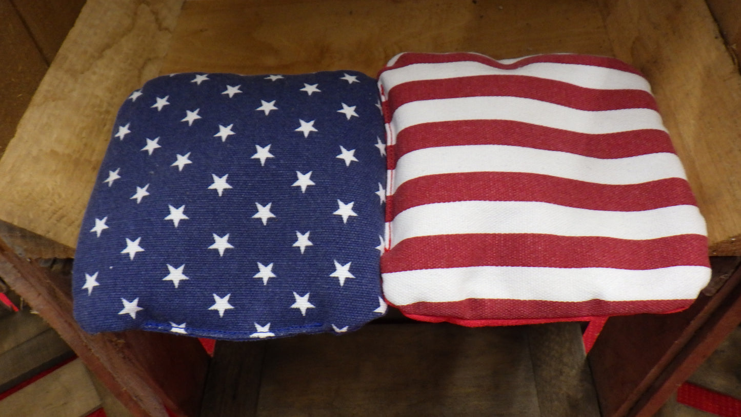 American Flag Cornhole Bags (set of 8)