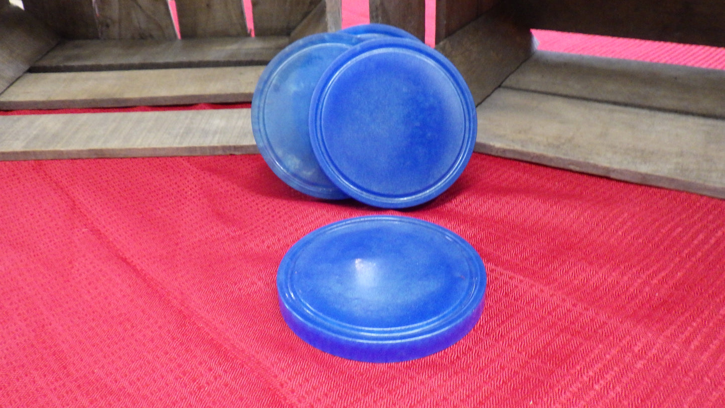 Blue Epoxy Coasters (set of 4) - Round